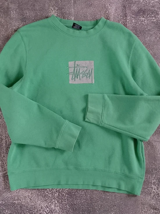 Stussy Men's Green Crewneck Sweatshirt UNISEX - Picture 5 of 11